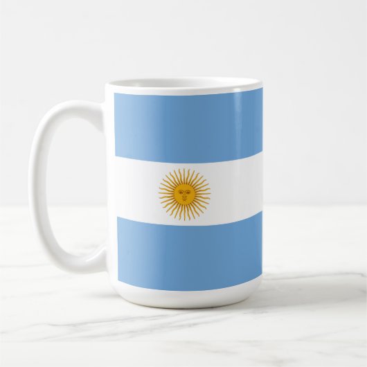 vlag van Argentinië Koffiemok (Links)