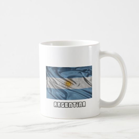 Vlag van Argentinië Koffiemok (Rechts)
