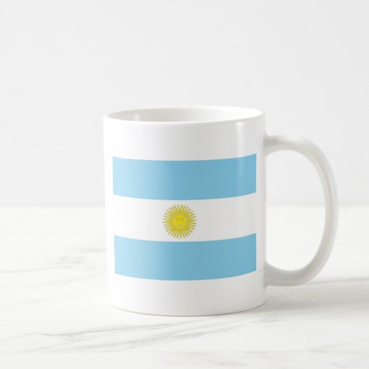 Vlag van Argentinië Koffiemok (Rechts)
