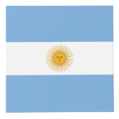 vlag van Argentinië Kubus (Voorkant)