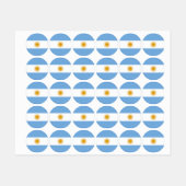 vlag van Argentinië Labels (Vel)