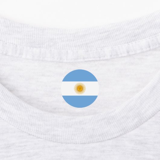 vlag van Argentinië Labels (Aangebracht)