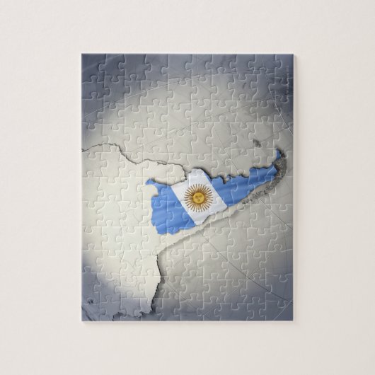 Vlag van Argentinië Legpuzzel (Verticaal)