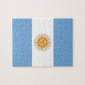 Vlag van Argentinië Legpuzzel (Horizontaal)