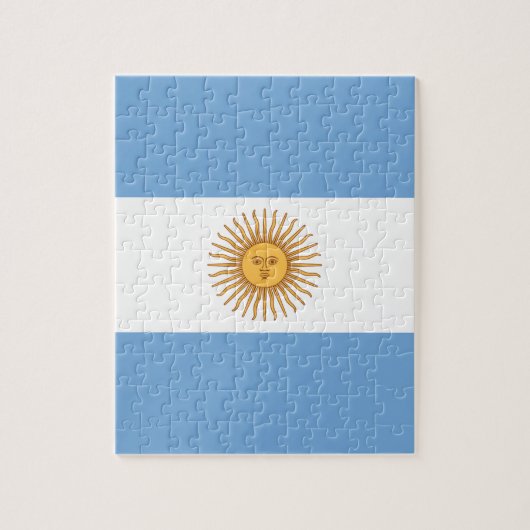 Vlag van Argentinië Legpuzzel (Verticaal)