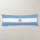 vlag van Argentinië Lichaamskussen (Achterkant)