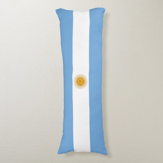vlag van Argentinië Lichaamskussen (Voorkant Verticaal)