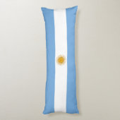 vlag van Argentinië Lichaamskussen (Achterkant (Verticaal))