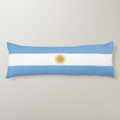 vlag van Argentinië Lichaamskussen (Voorkant)