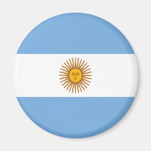 Vlag van Argentinië Magneet (Voorkant)