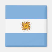 Vlag van Argentinië Magneet (Voorkant)