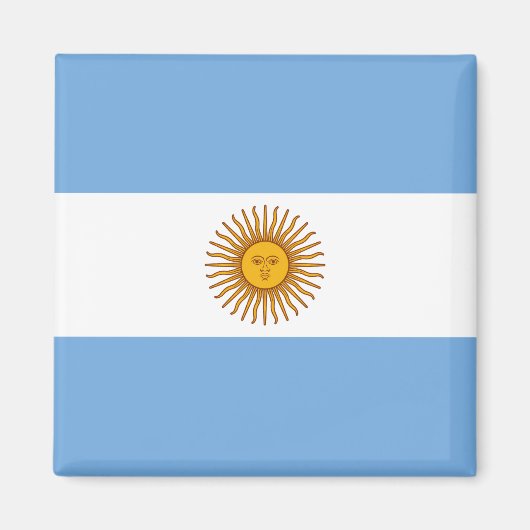 Vlag van Argentinië Magneet (Voorkant)