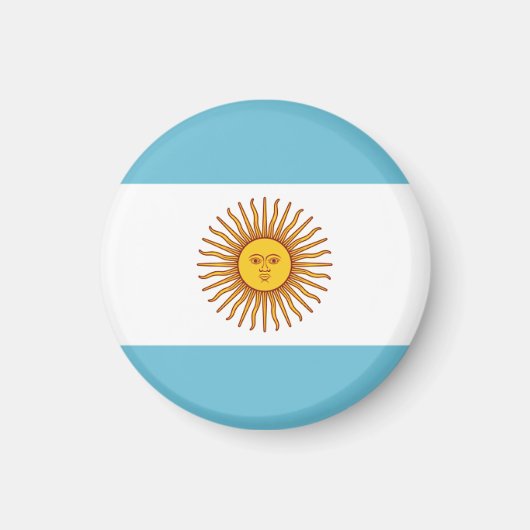 Vlag van Argentinië Magneet (Voorkant)