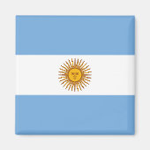Vlag van Argentinië Magneet (Voorkant)