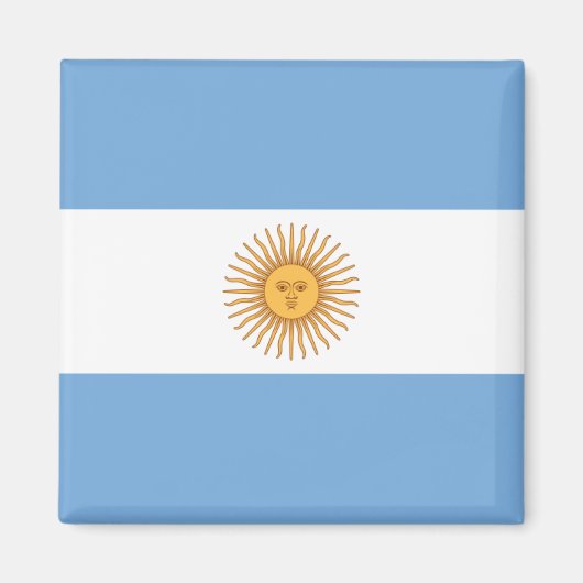 Vlag van Argentinië Magneet (Voorkant)