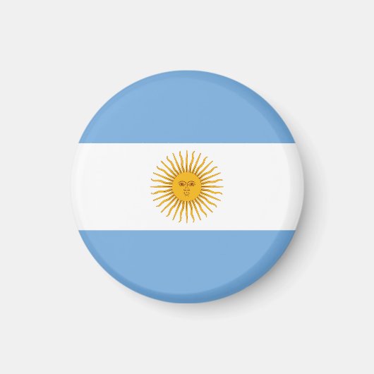 vlag van Argentinië Magneet (Voorkant)