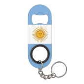 vlag van Argentinië Mini Flessenopener (Achterkant)