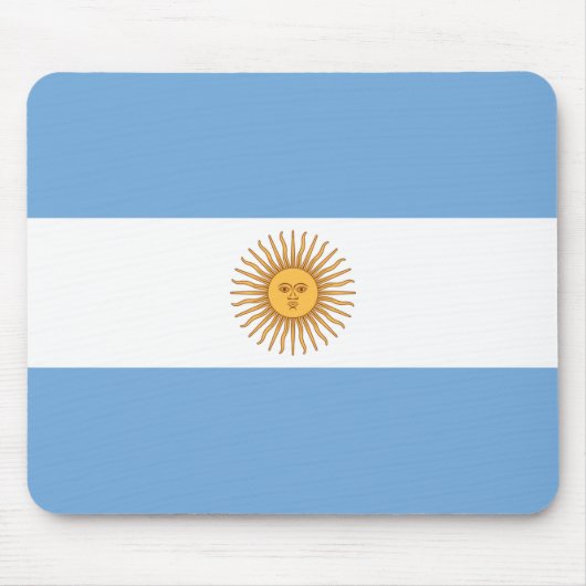 Vlag van Argentinië Muismat (Voorkant)