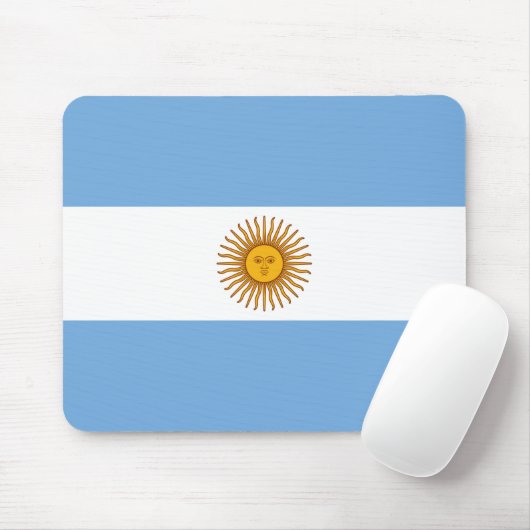 Vlag van Argentinië Muismat (Met muis)