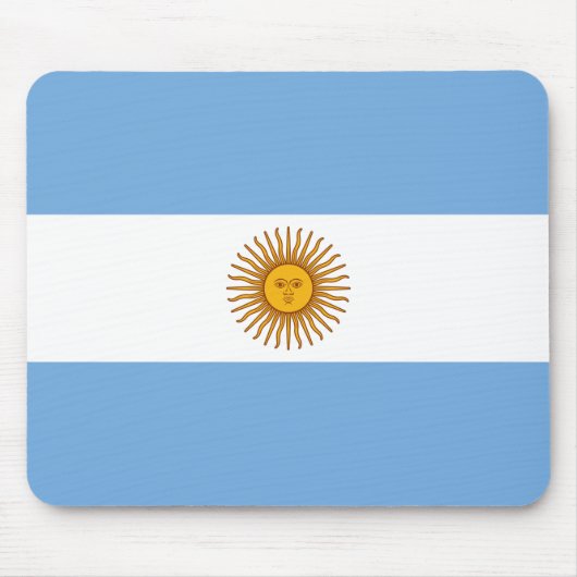 Vlag van Argentinië Muismat (Voorkant)