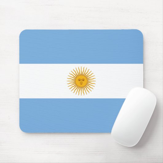 vlag van Argentinië Muismat (Met muis)