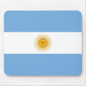 vlag van Argentinië Muismat (Voorkant)