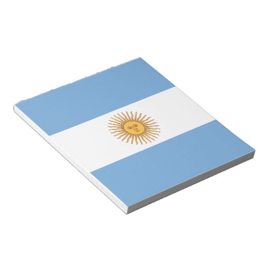 Vlag van Argentinië Notitieblok (Schuin)