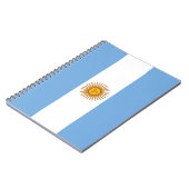 Vlag van Argentinië Notitieboek (Linkerzijde)