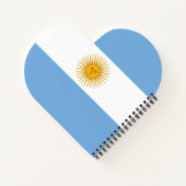 vlag van Argentinië Notitieboek (Achterkant)