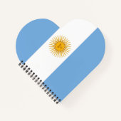 vlag van Argentinië Notitieboek (Voorkant)