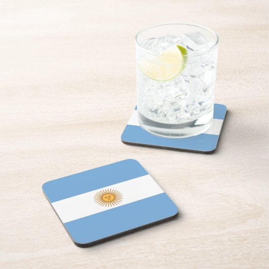 Vlag van Argentinië Onderzetter (Rechterzijde)