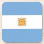 Vlag van Argentinië Onderzetter (Voorkant)