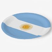 vlag van Argentinië Papieren Bordje (Gekanteld)