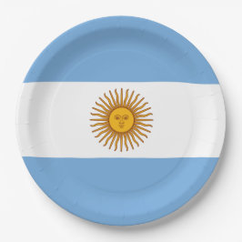 Vlag van Argentinië Papieren Bordje
