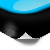 Vlag van Argentinië Perfect Poster (Hoek)