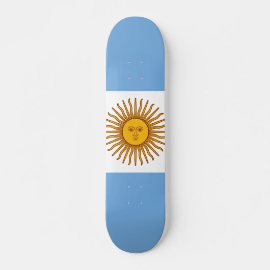 Vlag van Argentinië Persoonlijk Skateboard (Voorkant)