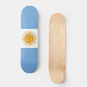 Vlag van Argentinië Persoonlijk Skateboard (Voorkant)