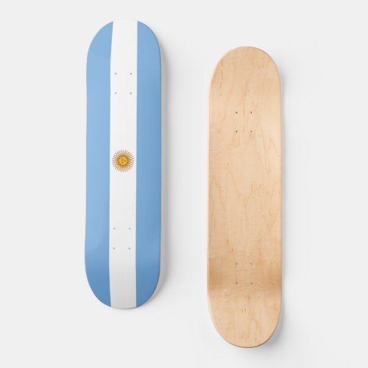 Vlag van Argentinië Persoonlijk Skateboard (Voorkant)