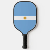 vlag van Argentinië Pickleball Paddle (Achterkant)