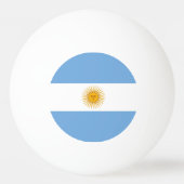 vlag van Argentinië Pingpongbal (Achterkant)