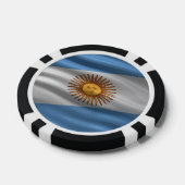 Vlag van Argentinië Pokerchips (Enkel)