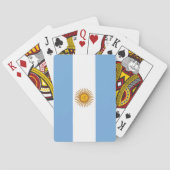 Vlag van Argentinië Pokerkaarten (Achterkant)