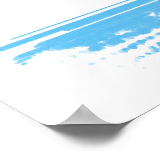 vlag van Argentinië Poster (Hoek)