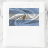 Vlag van Argentinië Rechthoekige Sticker (Tas)