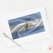 Vlag van Argentinië Rechthoekige Sticker (Envelop)