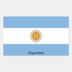 Vlag van Argentinië Rechthoekige Sticker