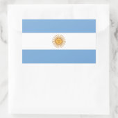 Vlag van Argentinië Rechthoekige Sticker (Tas)