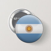 Vlag van Argentinië Ronde Button 5,7 Cm (Voorkant /achterkant)