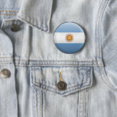 Vlag van Argentinië Ronde Button 5,7 Cm (In situ)