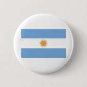 Vlag van Argentinië Ronde Button 5,7 Cm (Voorkant)